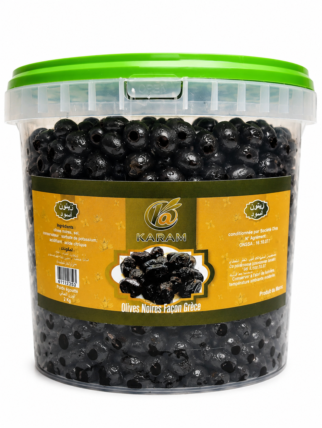 Olives Noires Façon Grèce