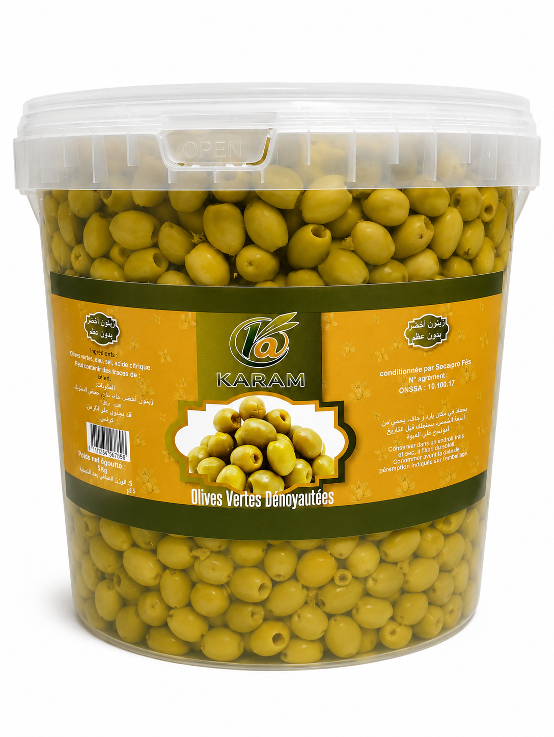 Olive Verte Dénoyautée